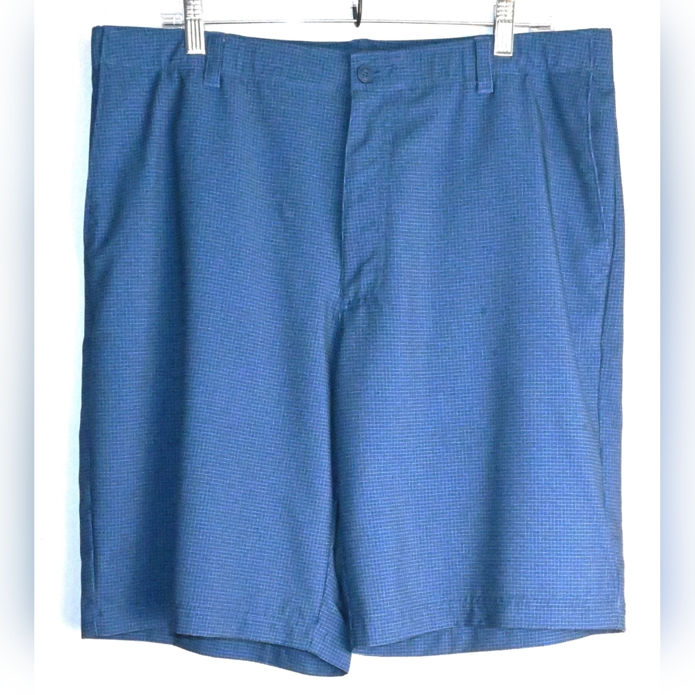 Golf America Blue Flat Front Shorts with Tailored Fit Men's 36